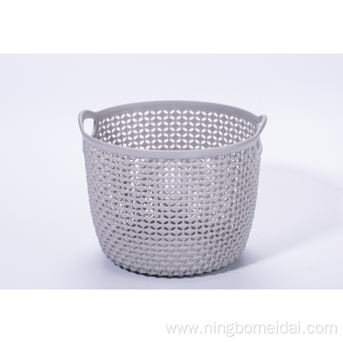 plastic laundry basket with handle bathroom use S